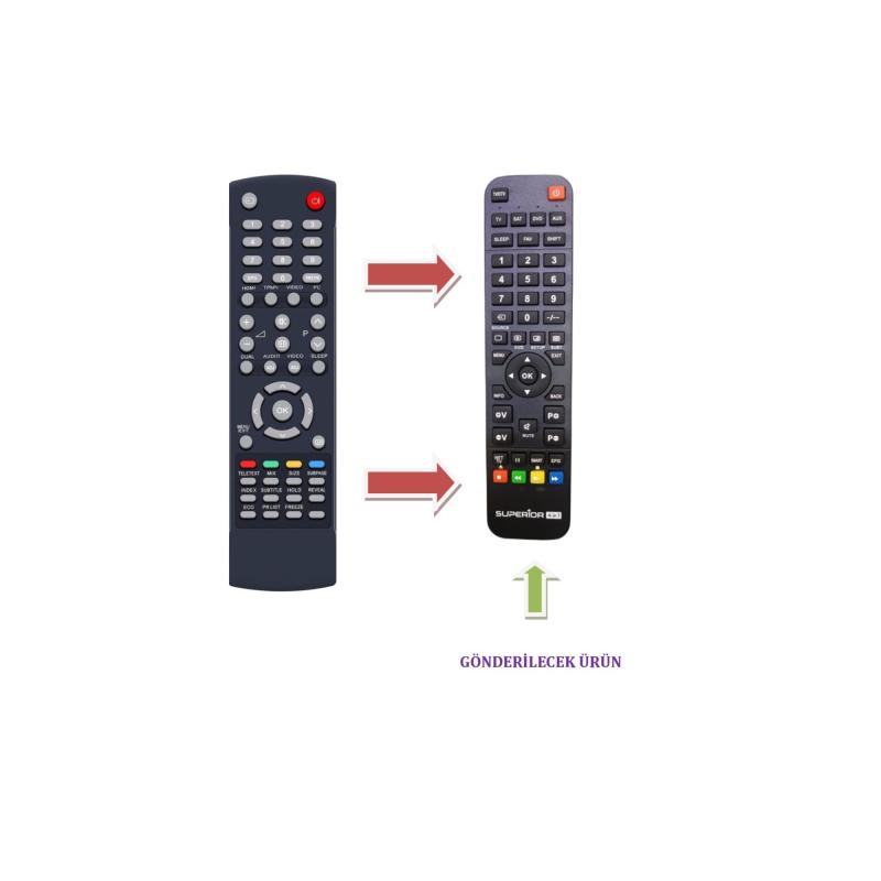 SHARP LC-19SH7E LC-19SH7E LC-19SH7E LC-32SH7E-BK LC-26SH7E LC-32S7E-BK Lcd Tv Uzaktan Kumandası