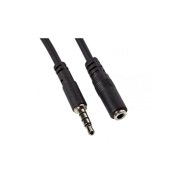 SE-7216 3.5mm 4 boğumlu stereo TRRS Kulaklık mikrofon Uzatma Kablosu 5 metre