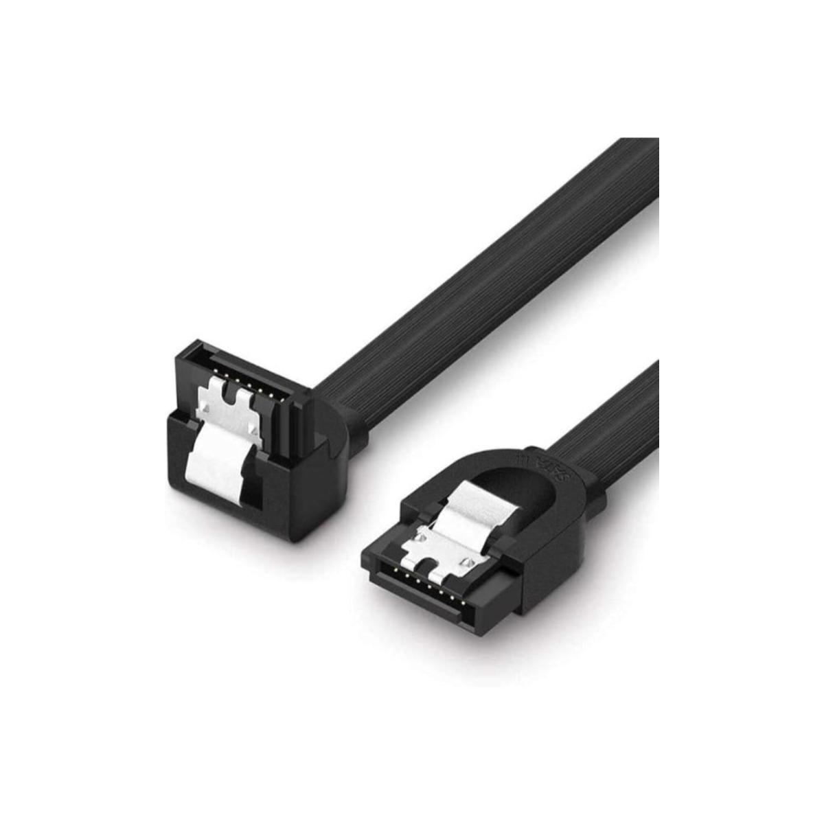 SE-7030 Sata Data Kablosu 0,50CM L 90Derece Dirsek Köşeli Sata3 7 Pin 6gbs Ssd Hdd Data Veri Kablosu