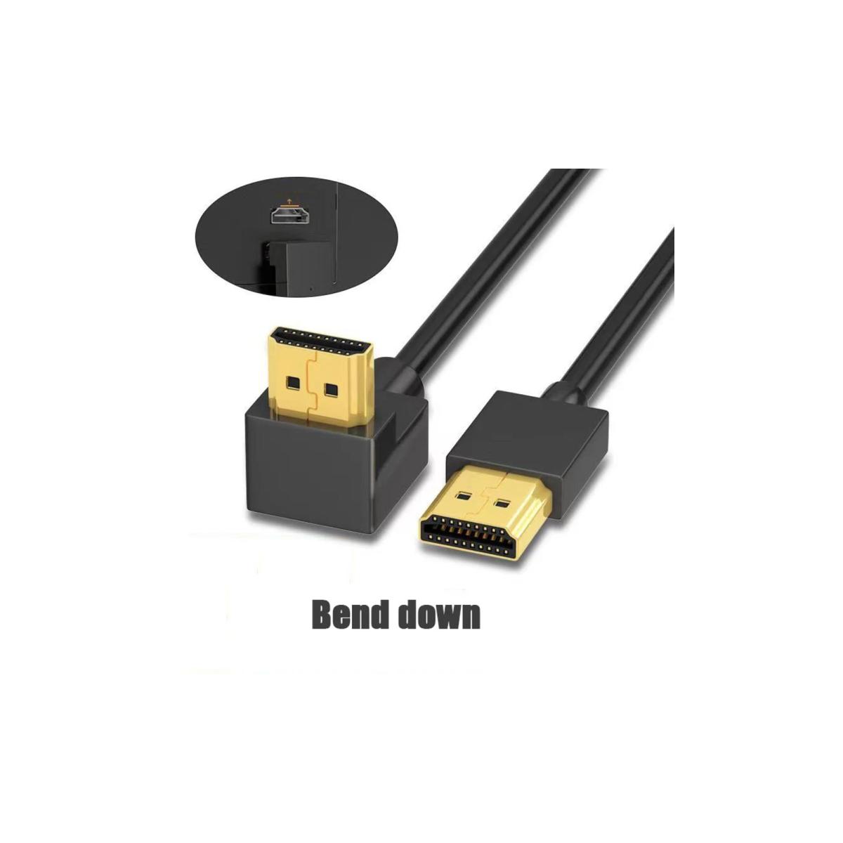 SE-7213 Hdmi L kablo 90 Derece Açılı Hdmi Erkek - Erkek Kablo