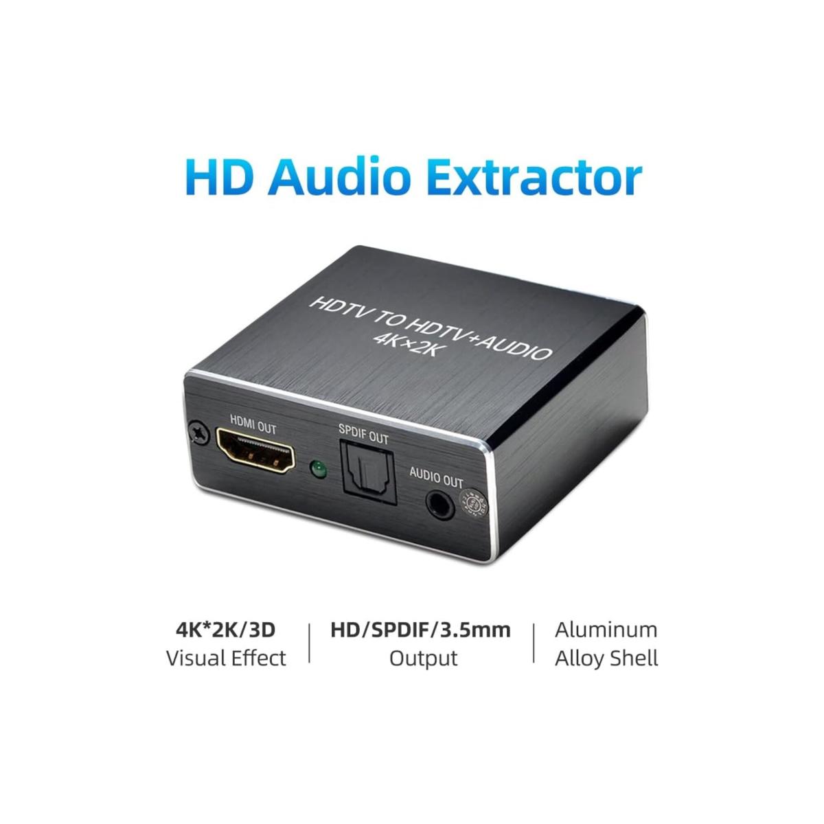 SE-7155 Hdmi To Hdmi Optik Stereo 2.0 4k Ayırıcı Çevirici Dönüştürücü Adaptör