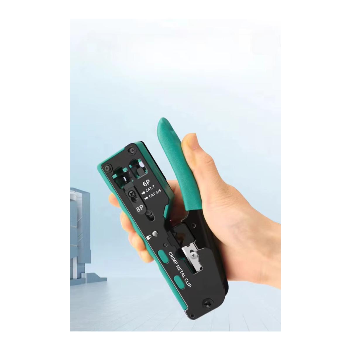 SE-3864G CAT7 Yeni Nesil Sıkma Pensesi RG11 RG45 RG6 Cat5 Cat6 Cat7 Network Cat7 Pense