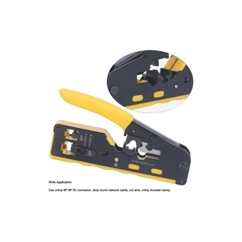 SE-3864S CAT7 Yeni Nesil Sıkma Pensesi RG11 RG45 RG6 Cat5 Cat6 Cat7 Network Cat7 Pense