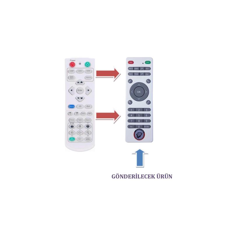 PG800HD-PRO9530HDL-PRO8800WUL-PRO8510L-PRO9800WUL Projeksiyon Cihazı Sunum Kumandası