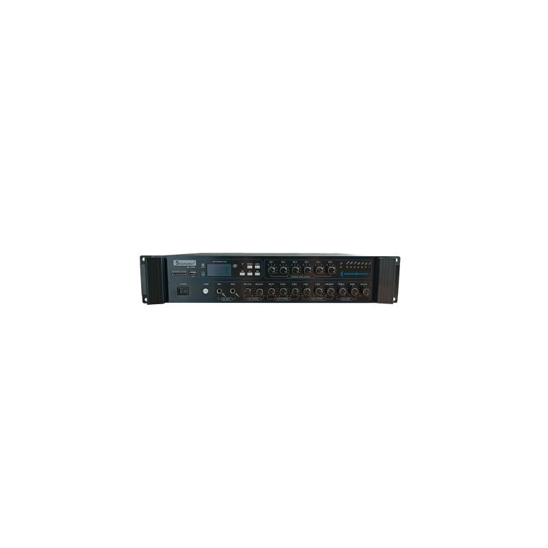 SE-6500 6 Zonlu 500W Hat Trafolu Amplifikatör 6 Zonlu Mixer 6 Bölgeli Amfi