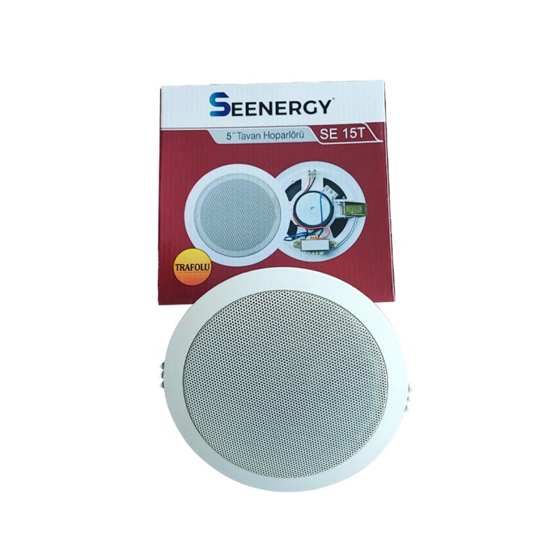 SE-15T Alçıpan Tavan Hoparlör / 5" Tavan Hoparlörü 3w / 5 inç Tavan Hoparlör