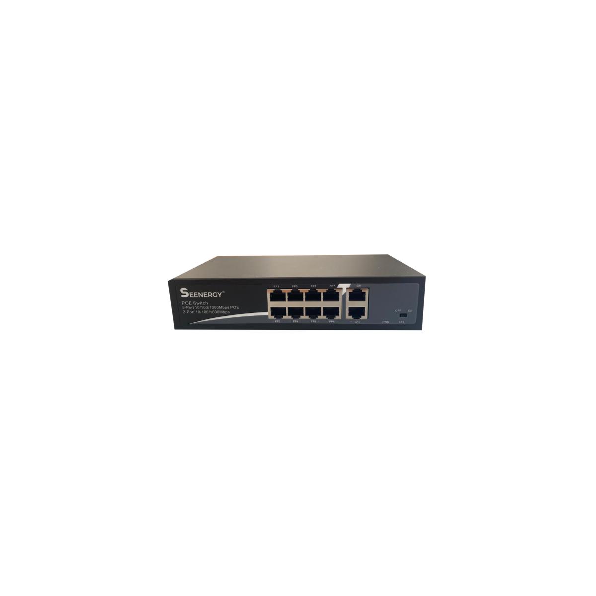 SE-1008G+2GE 8 PORT POE SWİTCH 8 POE 10/100/1000 MBPS 8 KANAL POE SWİTCH