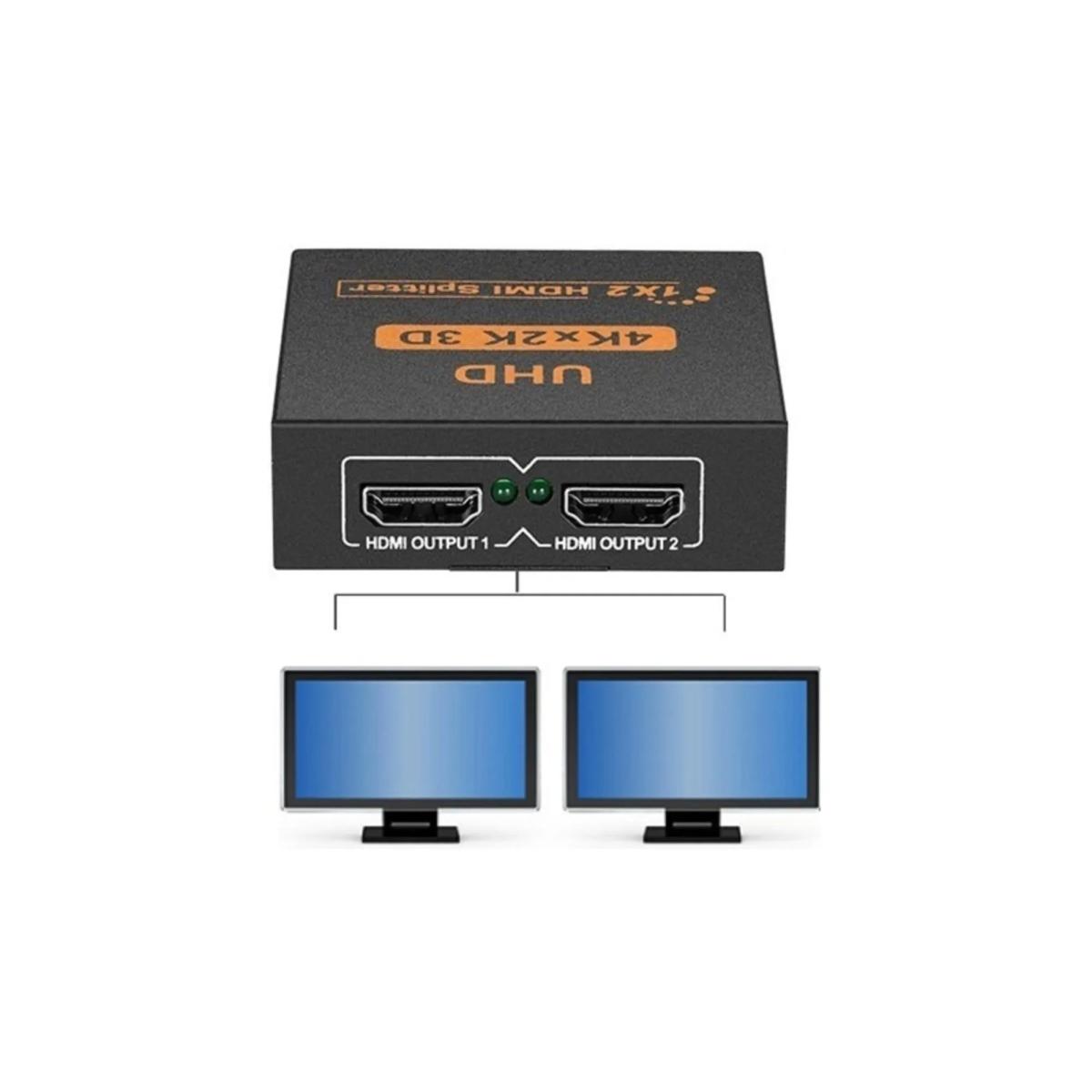 2 Port Uhd 4k Hdmi Switch Ekran Monitör Splitter Çoklayıcı Çoğaltıcı 1 GİRİŞ 2 ÇIKIŞ EKRAN ÇOĞALTICI