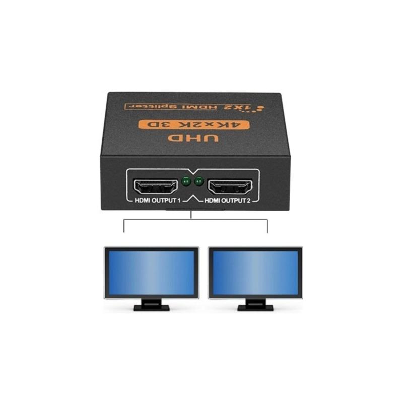 2 Port Uhd 4k Hdmi Switch Ekran Monitör Splitter Çoklayıcı Çoğaltıcı 1 GİRİŞ 2 ÇIKIŞ EKRAN ÇOĞALTICI