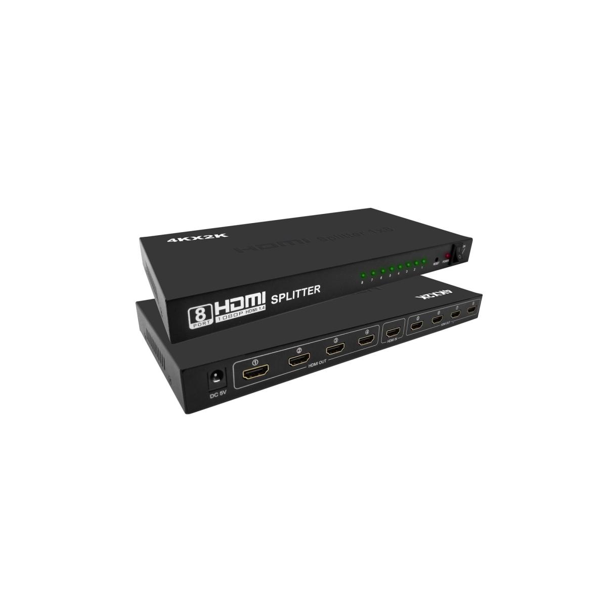 HDMI SPLITTER 1X8 1080P 3D VER 1.4