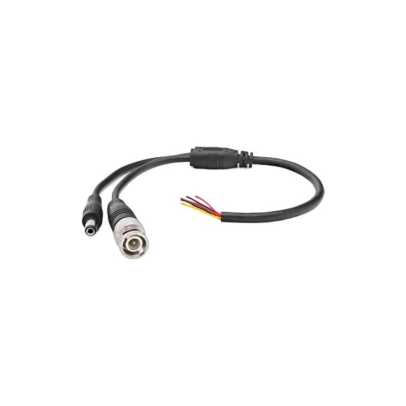 10 adet Hazır Kablolu Bnc Konnektör Dc Power Jak Cctv Y Kablo