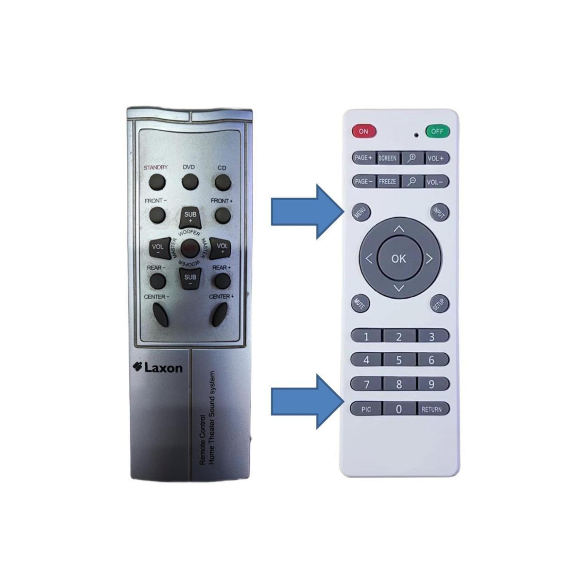 Laxon S26 5+1 Surround Sound sistem Ses Sistemi Kumandası