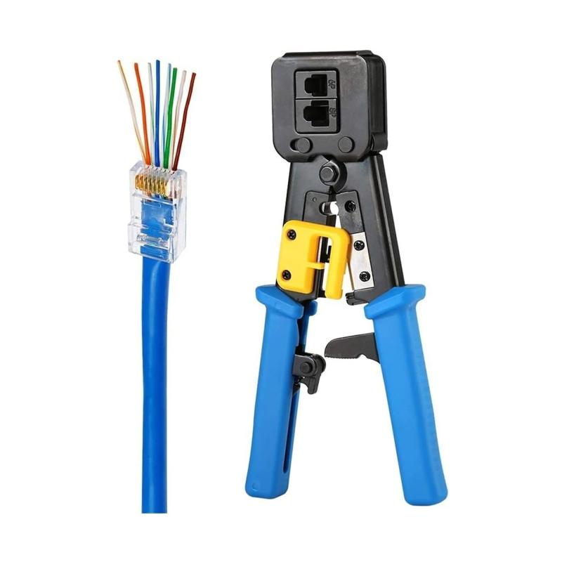 Ez Rj45 Yeni Nesil Konnektor Pense 100 Adet Yeni Nesil Rj45 Jag