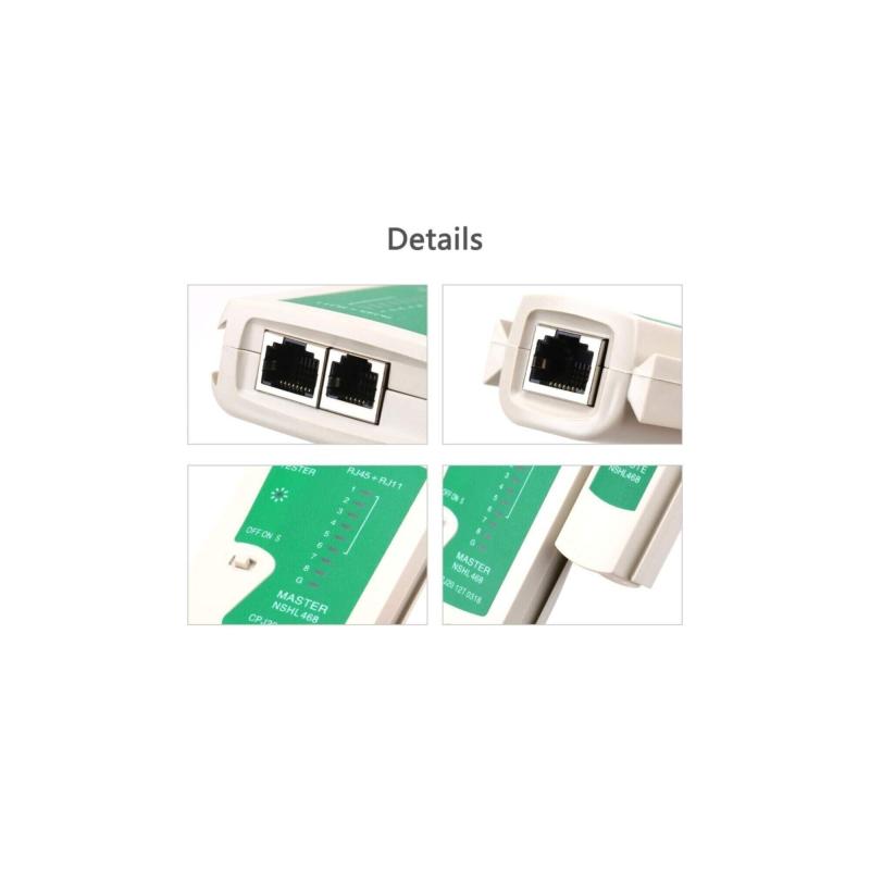 Rj45 Rj11 Uyumlu Kablo Test Cihazı Cat5 Cat6 Lan Kablosu Kablo Test Cihazı