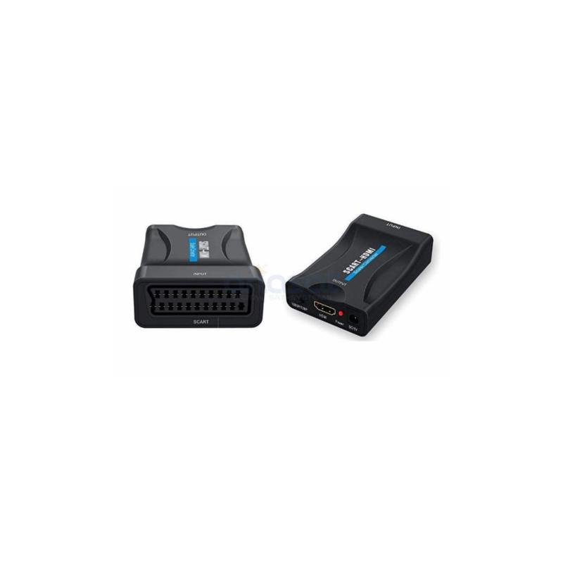 SCART TO HDMI ÇEVİRİCİ ADAPTÖR SCART GİRİŞ (INPUT) HDMI ÇIKIŞ (OUT)