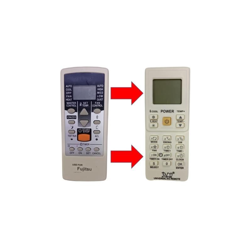 Fuji - Fujitsu RSW-9RC RSW-12RC RS-9UB RSW-30SC RSW-12SC RS-12UD ROW-127C RSW-127C klima Kumandası