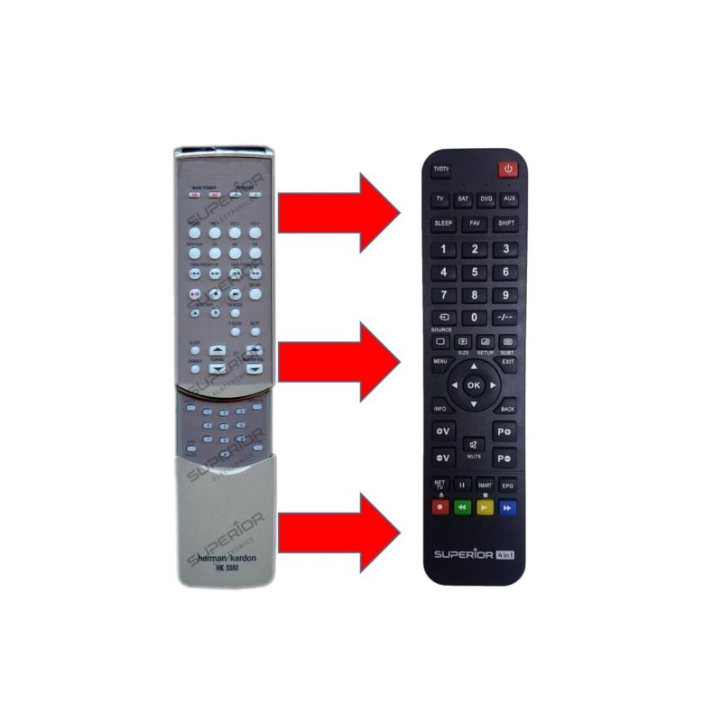 DESTE ELEKTRONİK HARMAN KARDON AVR-132 AVR 147 - 155 - HK-3380 - HK-3490 Ses Sistemi Kumandası