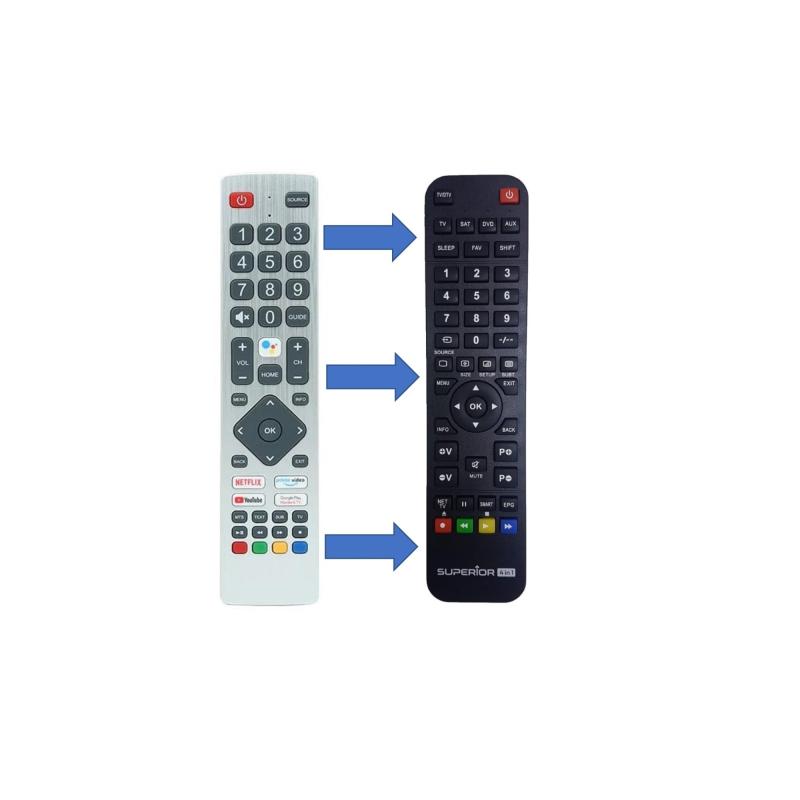 Deste Elektronik Android 4k Smart 43bl6e 43bn2ea Tv Kumandası
