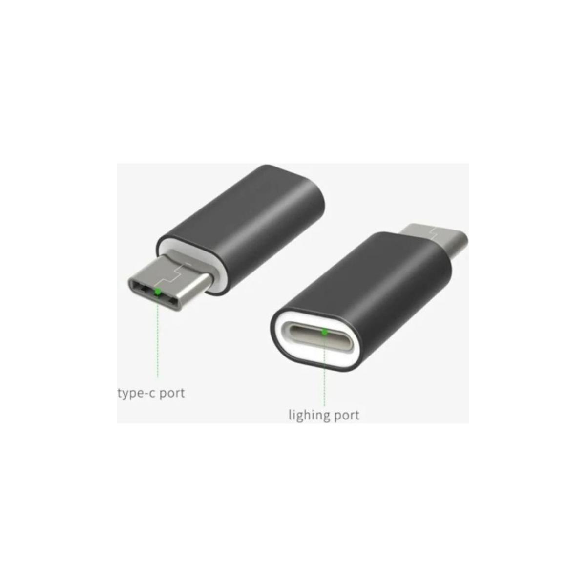 Type C - Apple Iphone Lightning Çevirici Dönüştürücü (KULAKLIK IÇİN UYUMLU DEĞİLDİR)