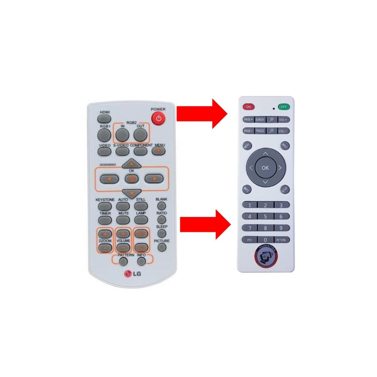 Deste Elektronik Bd450 / Bd430 Projeksiyon Kumandası