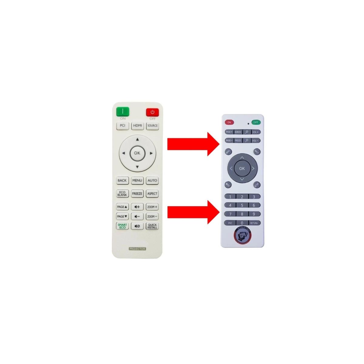 Th550 Mh550 Ms550 Mw550 Mx550 Mw707 Mx707 Proeksiyon Kumandası