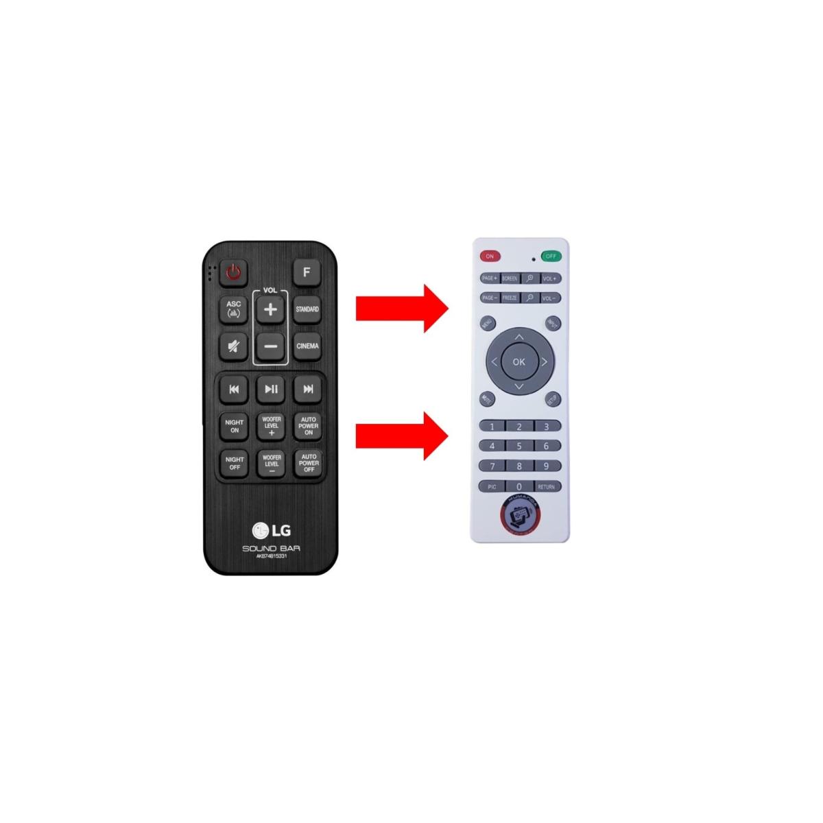 Sj3 / Sj4 / Akb74815331 / Akb74815376 Hifi Ses Sistemi Kumandası
