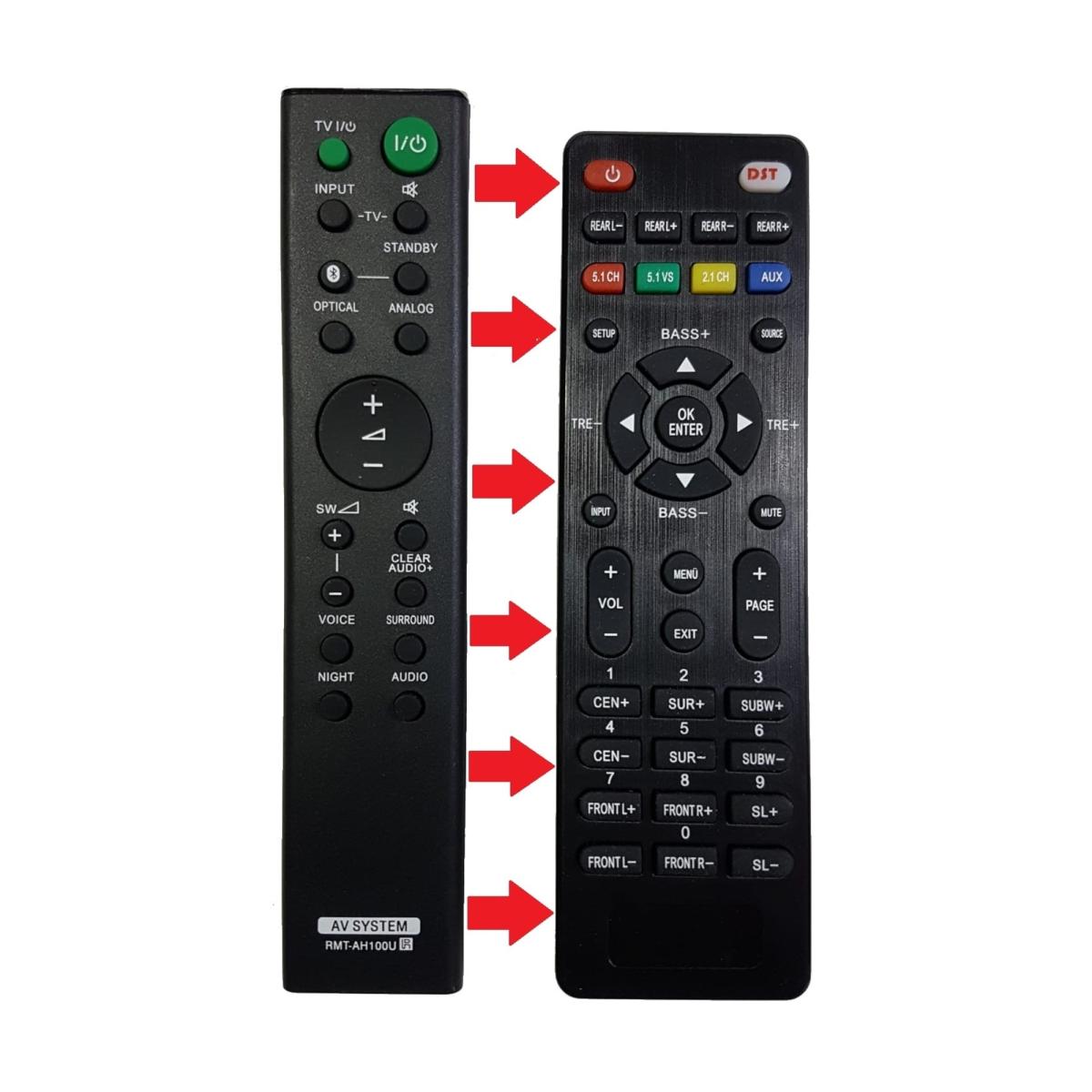 Sony Rmt ah100u Ht ct180 Sa ct180 Sa wct180 Uyumlu Ses Sistemi Kumandası