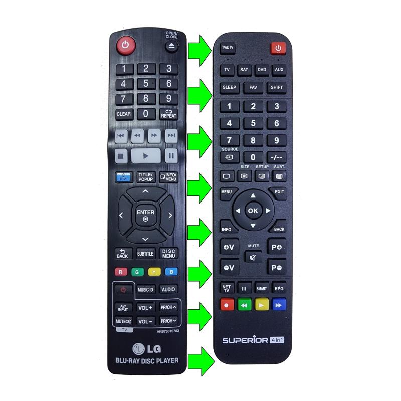 Lg Akb73615702 Dvd Ses Sistemi Kumandası