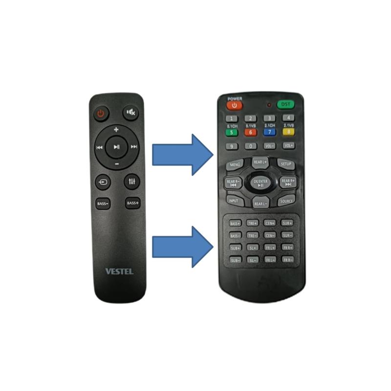 Desibel Sba 300 Sba 120 Soundbar Ev Sinema Ses Sistemi Kumandası Kumandası