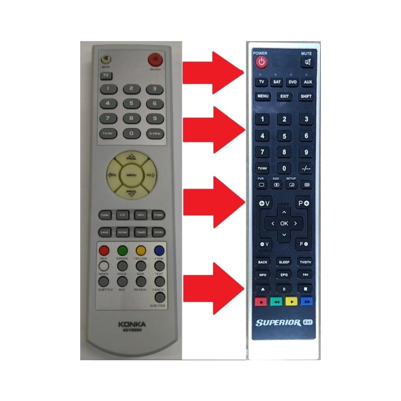 Kk-y295h Lcd Led Plazm)a Tv Kumandası(7193