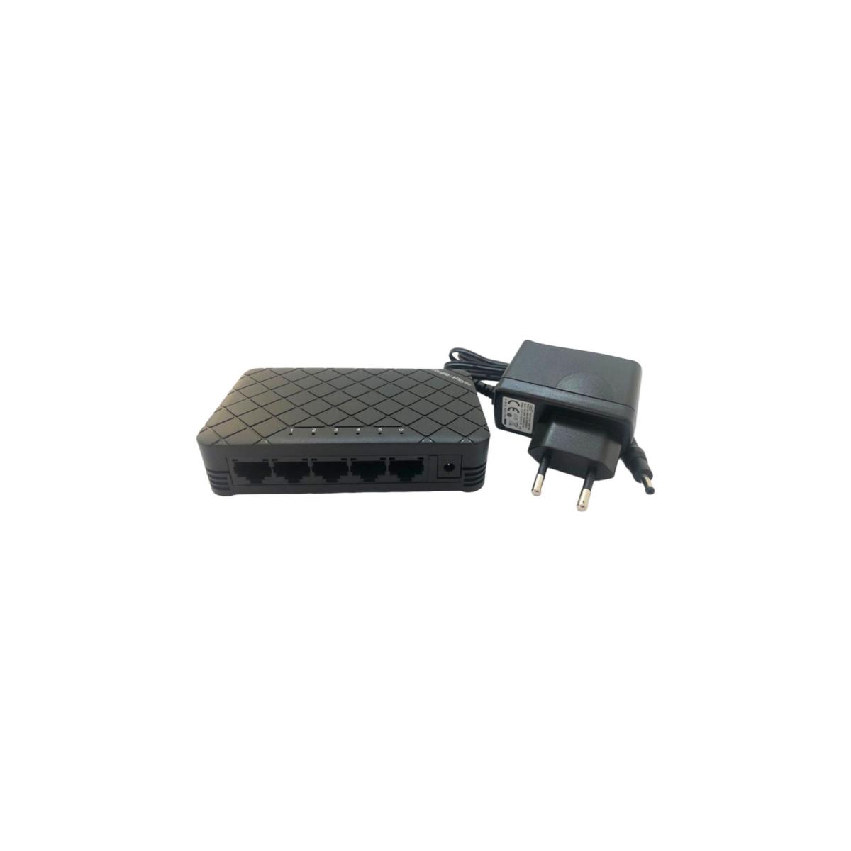 Reyee Rg-es05 5 Port 10/100 Fast Ethernet Tak Çalıştır Plastik Kasa Swıtch
