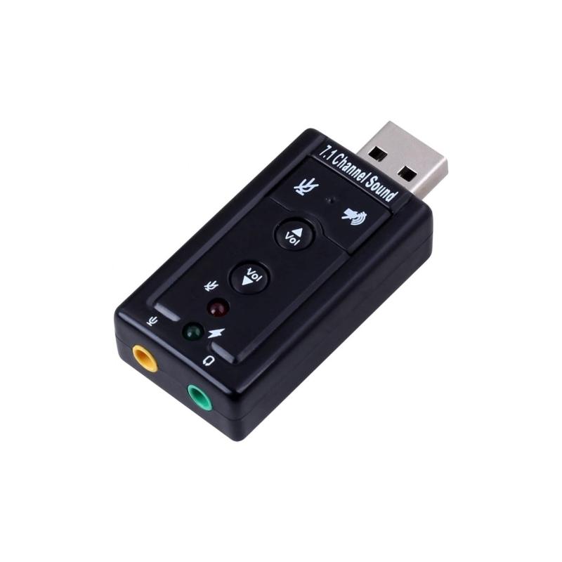 7.1 Usb Ses Kartı Harici External Usb Sound Kart Virtual 3d Çevirici