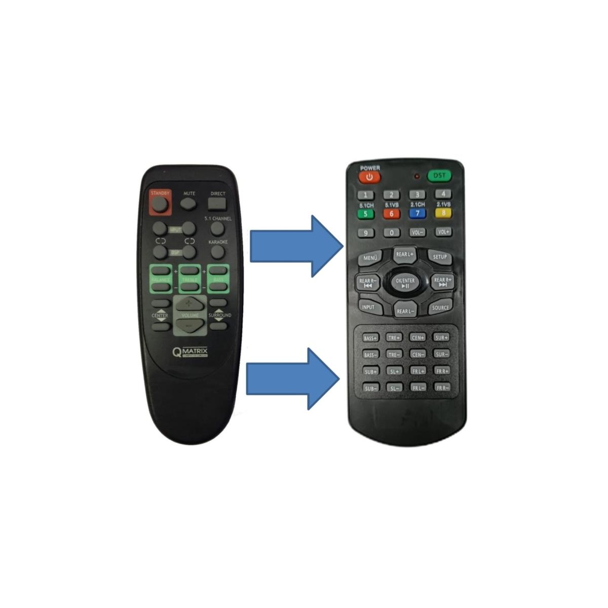 Qmatrix Srct-400 Ses Sistemi Kumandası
