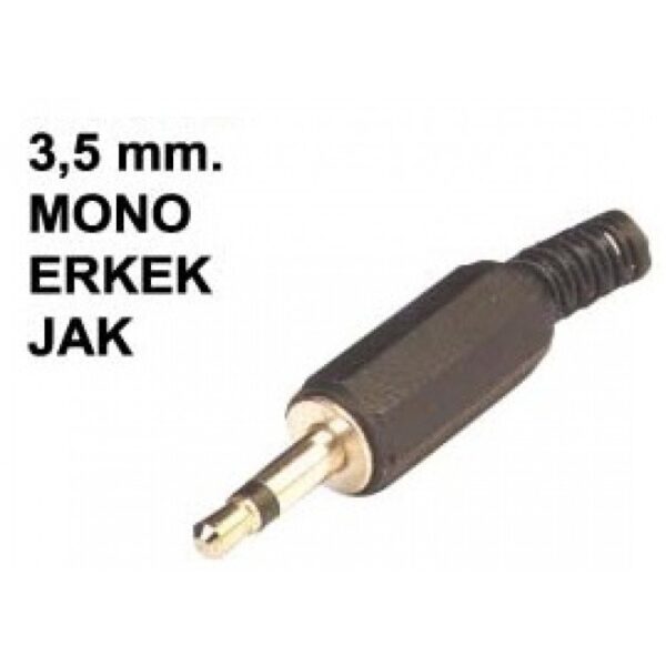 3.5mm mono erkek jak