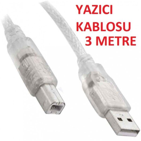 yazıcı kablosu 3 metre