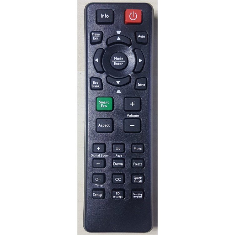 benq projeksiyon kumandası orjinal ms504-mX505-ms521p-ms522p-ms524-mw526-mX525-mX522p
