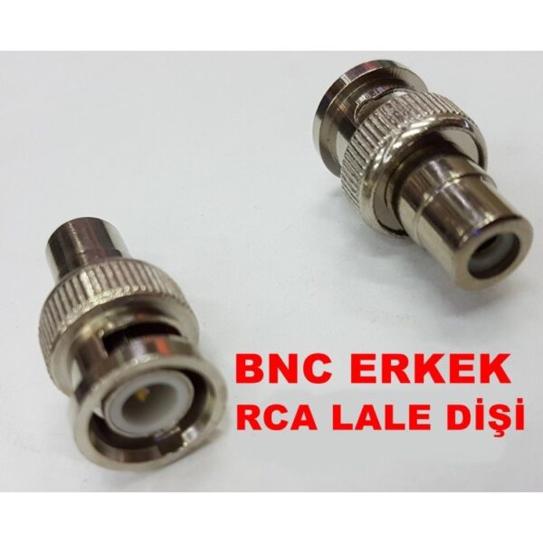 bnc erkek - rca dişi jak