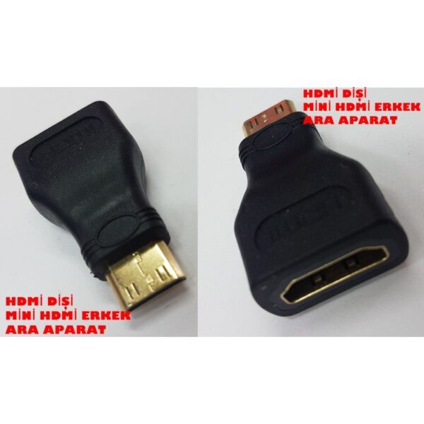 hdmi dişi - mini hdmi erkek ara aparat