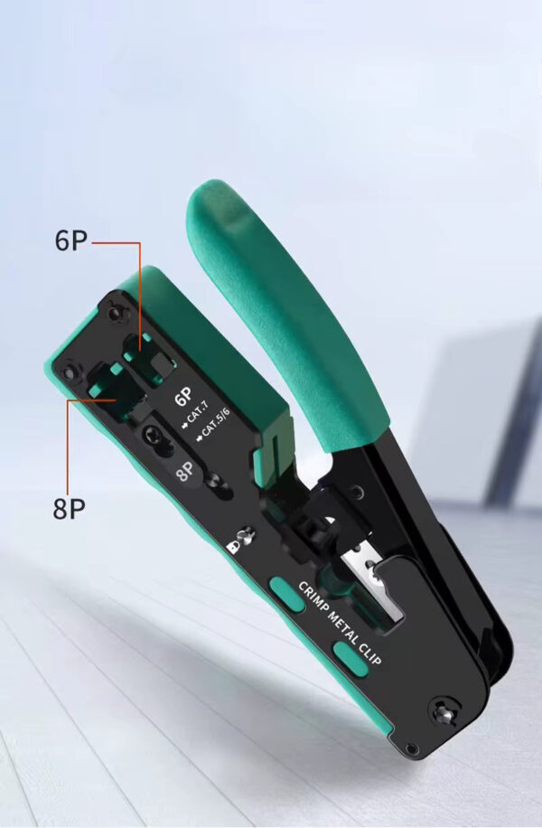 SE-3864Y CAT7 Yeni Nesil Sıkma Pensesi RG11 RG45 RG6 Cat5 Cat6 Cat7 Network Cat7 Pense - Görsel 4