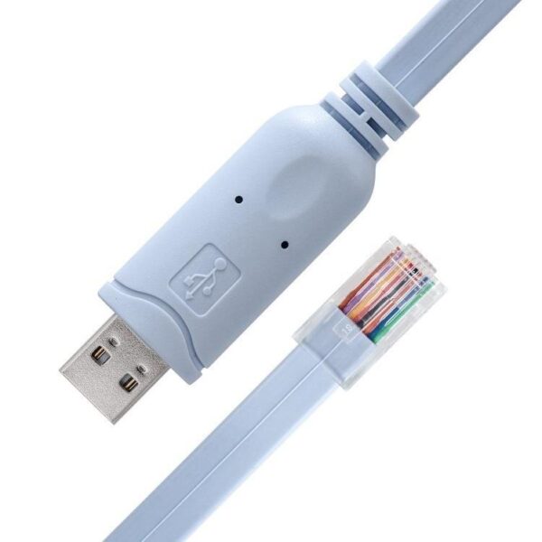 USB 2.0 Uyumlu Cisco RJ45 Konsol Kablosu USB To RJ45 Kablo USB RJ45 Konsol Kablosu 1.5 Metre - Görsel 2