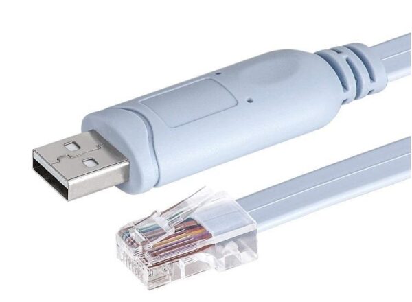 USB 2.0 Uyumlu Cisco RJ45 Konsol Kablosu USB To RJ45 Kablo USB RJ45 Konsol Kablosu 1.5 Metre - Görsel 3