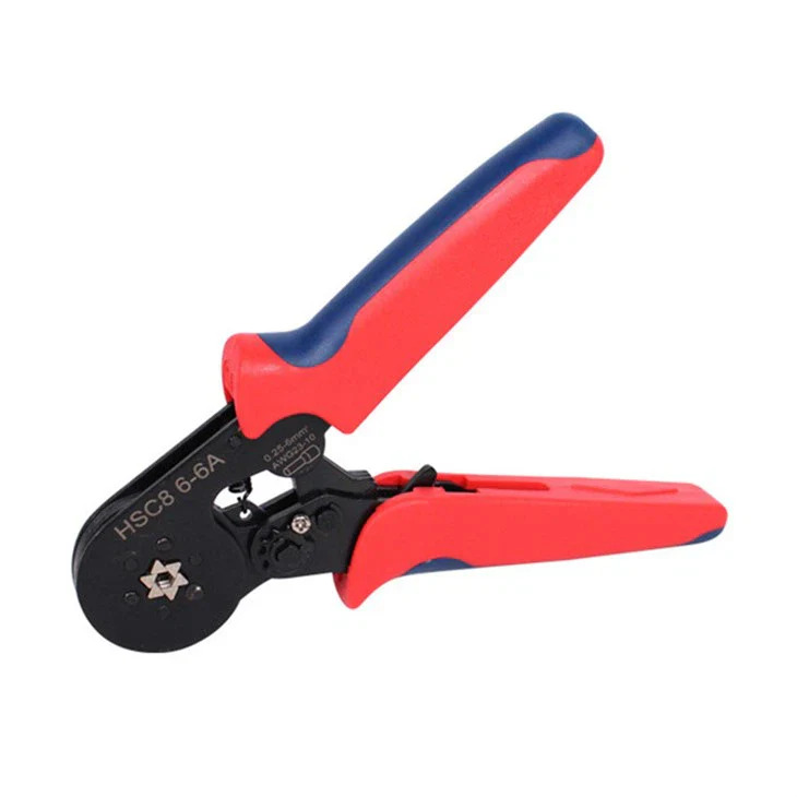 SE-3865-6 Yüksük Sıkma Pensesi.; - HSC8 6-6A ve 0.25-6mm² 23-10AWG Elektrik Teli Yüksük Sıkma Pensesi 340 ADET PAPUÇ HEDİYE - Görsel 5