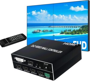 SE-202HW 2x2 Video Wall Conteroller HDMI ve DVI Desteği 4K 1080P